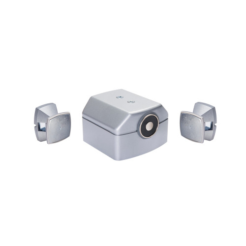Rixson 981M 689 Electromagnetic Door Holder/Release Floor Mounted Back to Back Doors Aluminum Painted